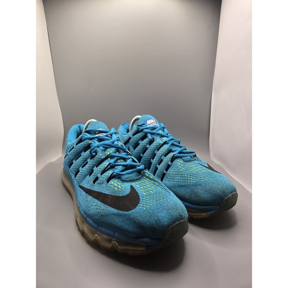 Nike Air Max 2016 Blue Lagoon Black 806771-400 Shoes Sneakers Mens Size 10 - Picture 1 of 9